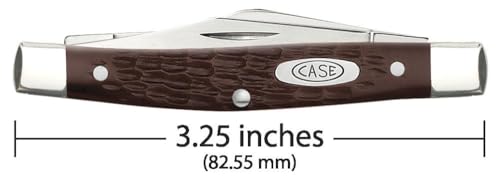 Case XX Jigged Brown Synthetic Stockman Stainless Pocket Knife 00106