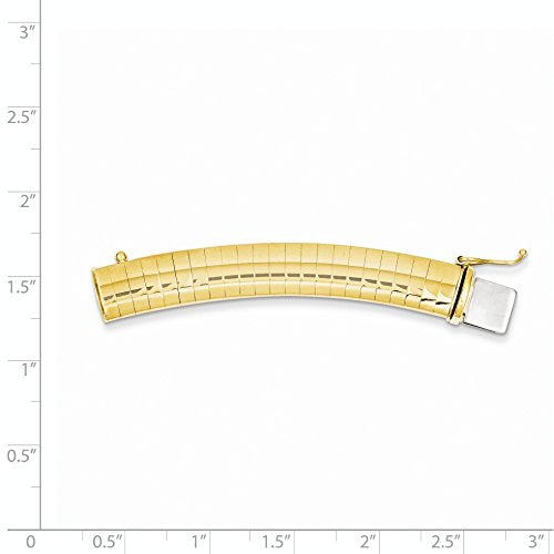 14k 4mm Omega Extender for Necklace