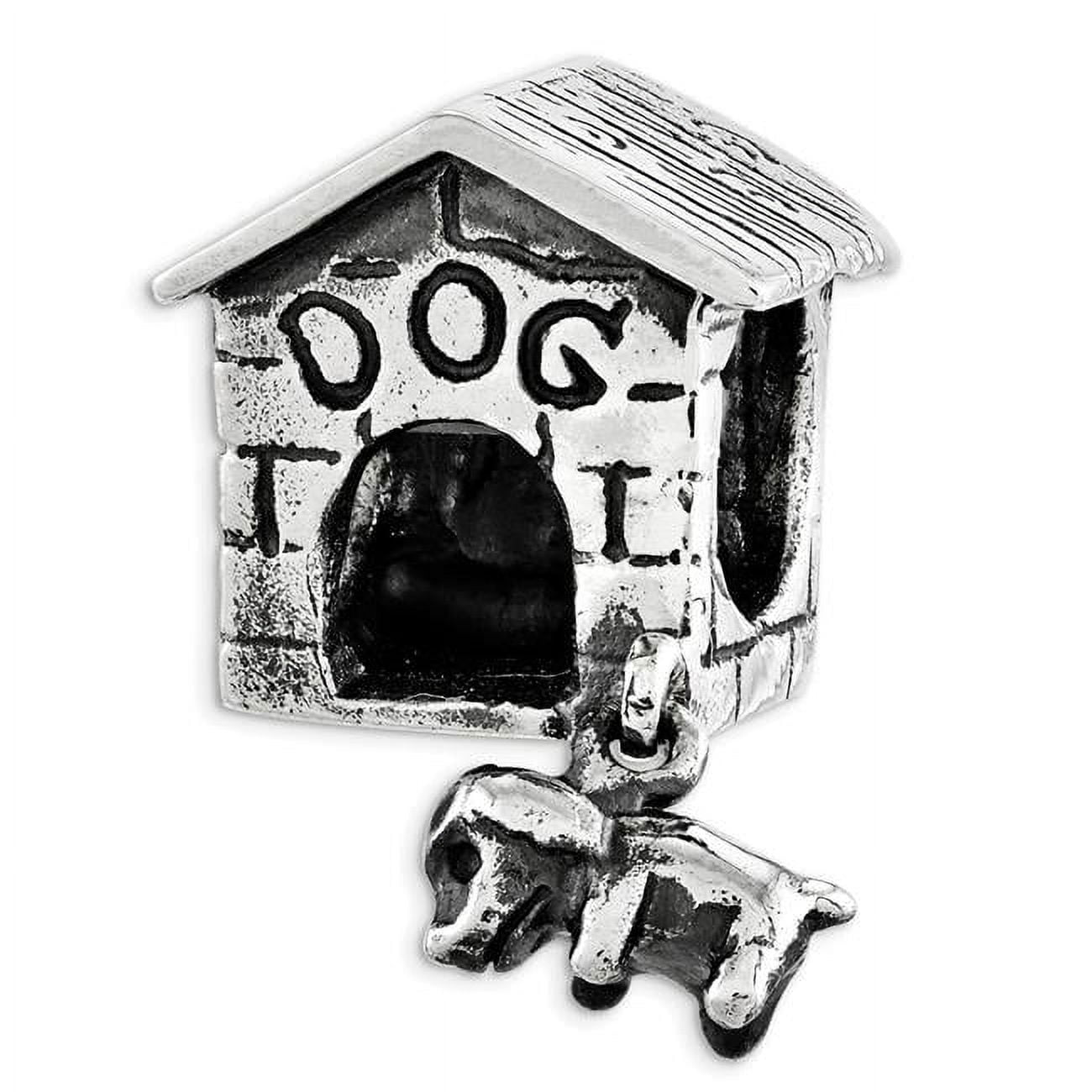 Reflection Beads Sterling Silver Reflections Dog House Dangle Bead