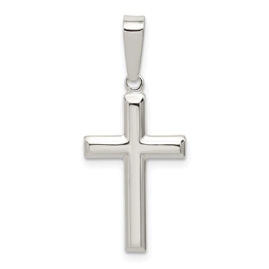Sterling Silver Polished Cross Pendant