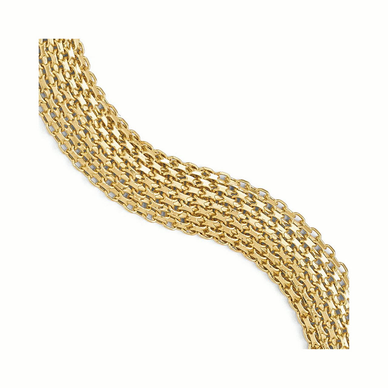 14K Polished Bracelet