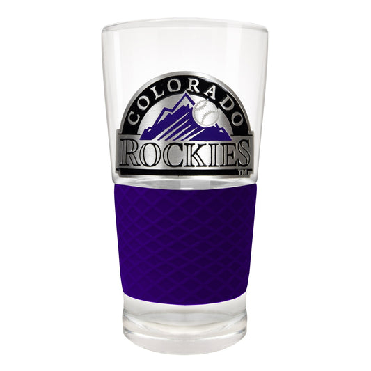 Colorado Rockies 22oz. Pilsner Glass with Silicone Grip