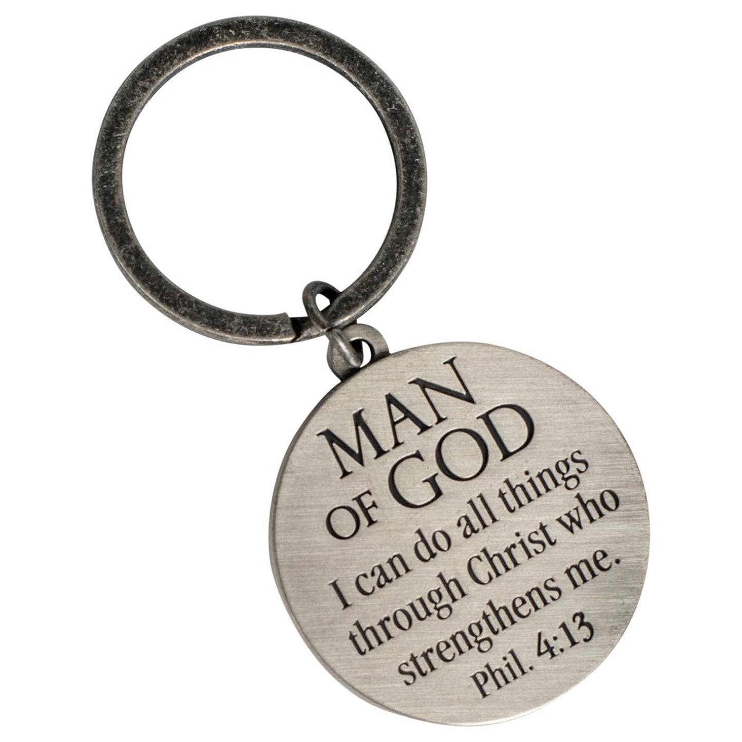 Man Of God Keyring