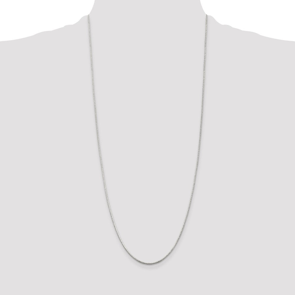 Sterling Silver 1.2mm Round Snake Chain 30 Inches