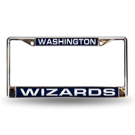 Washington Basketball Wizard's Chrome Metal Laser Cut License Plate Frame
