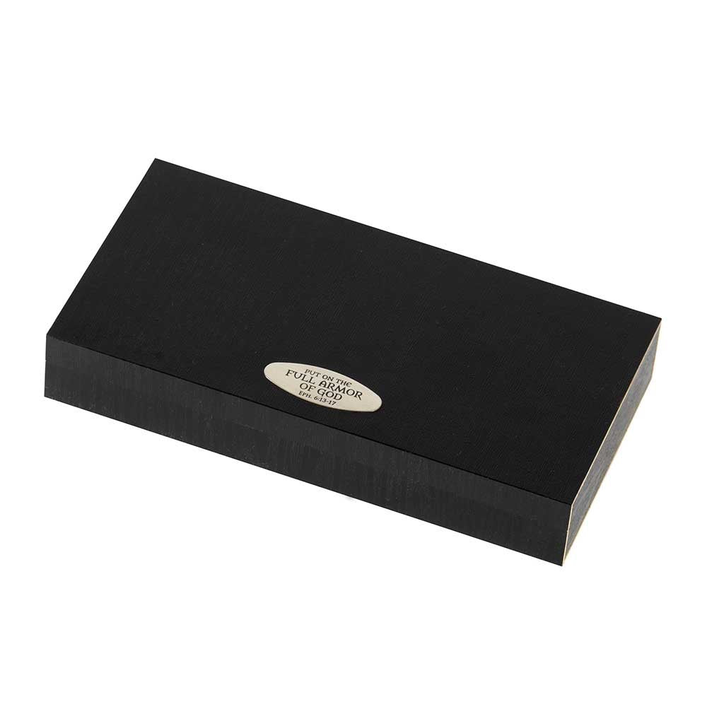 Armor Of God Black Ink Stick Pen and Keyring Gift Box