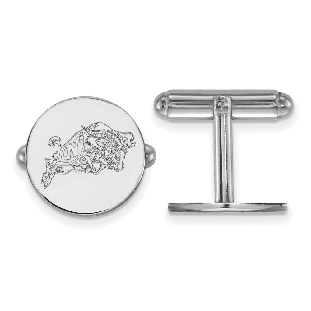LogoArt Sterling Silver Navy Cuff Link