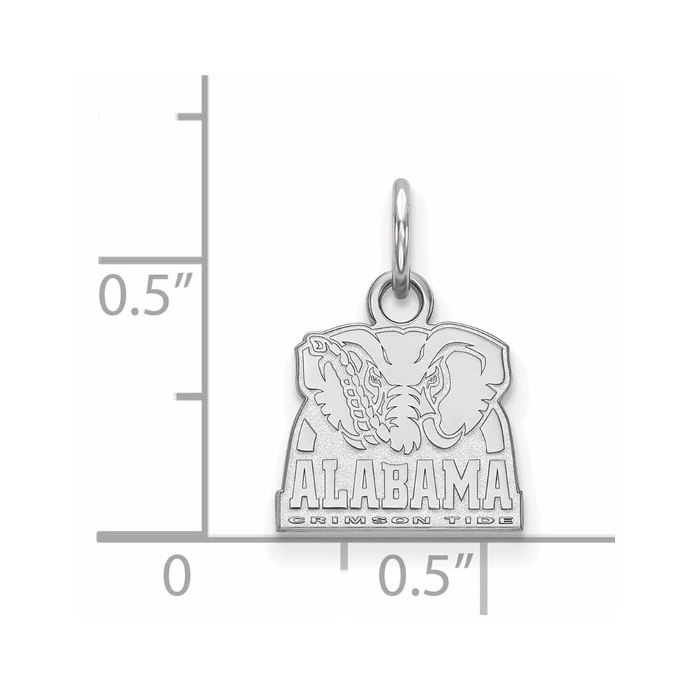 LogoArt Sterling Silver University Of Alabama Xs Pendant Necklace Female Adult