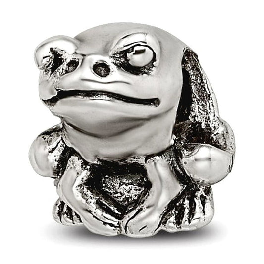 Sterling Silver Reflections Kids Frog Bead