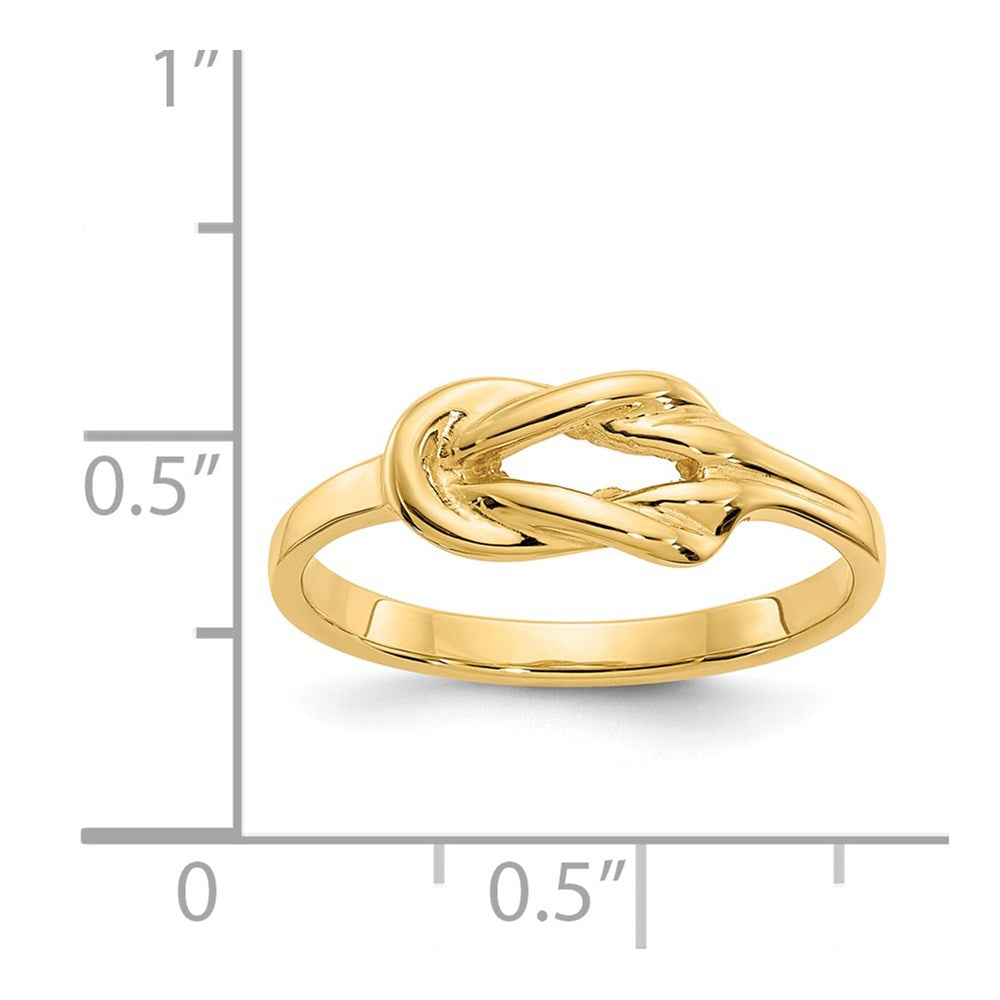 14K Freeform Knot Ring Size 7