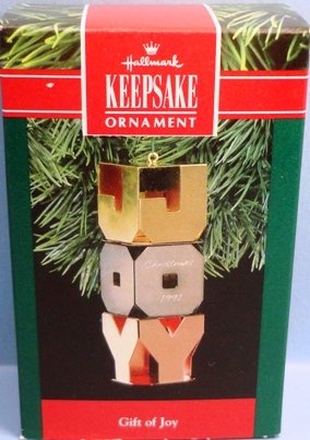 Gift of Joy Christmas 1991 Hallmark Keepsake Ornament