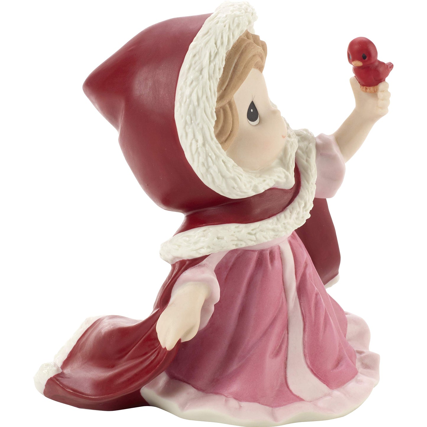 Precious Moments Disney Belle in Winter Dress Figurine, Multi