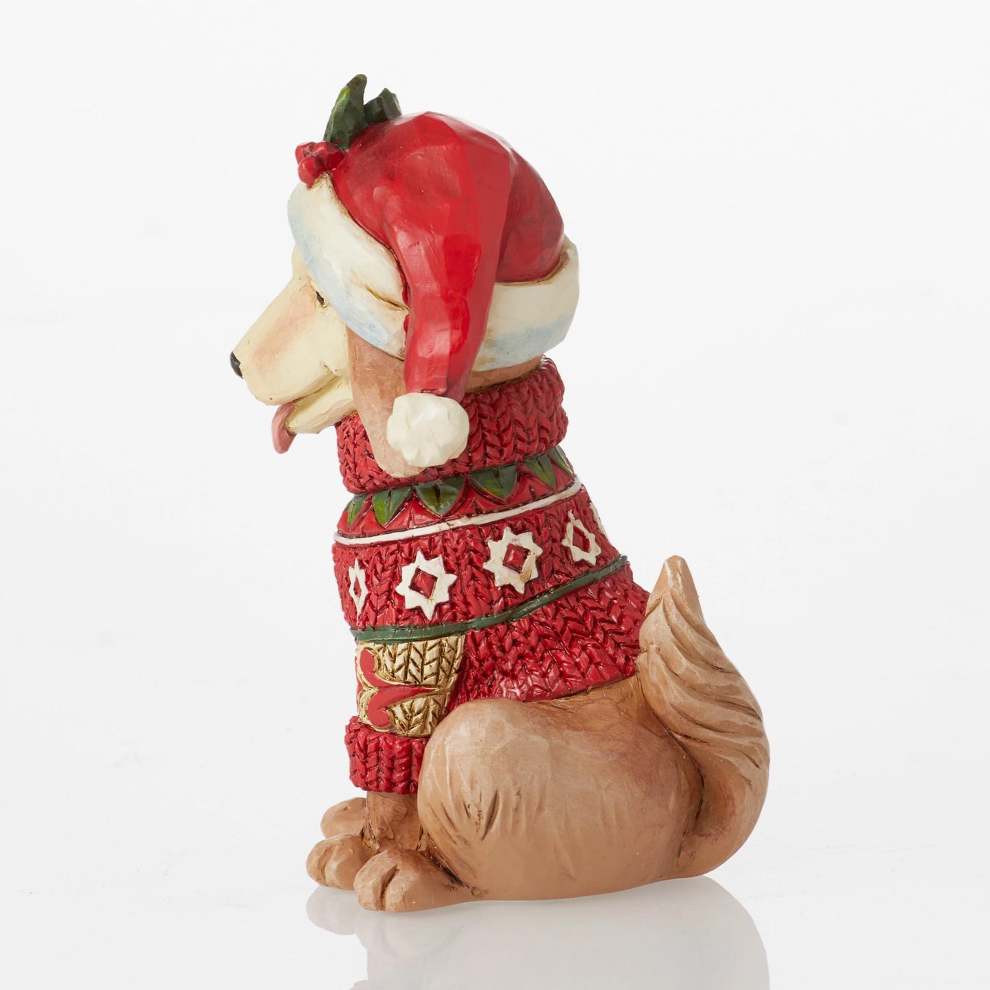 Jim Shore Christmas Dog Mini - One Figurine 3.25 Inch, Resin - Heartwood Creek Holidays 6012962