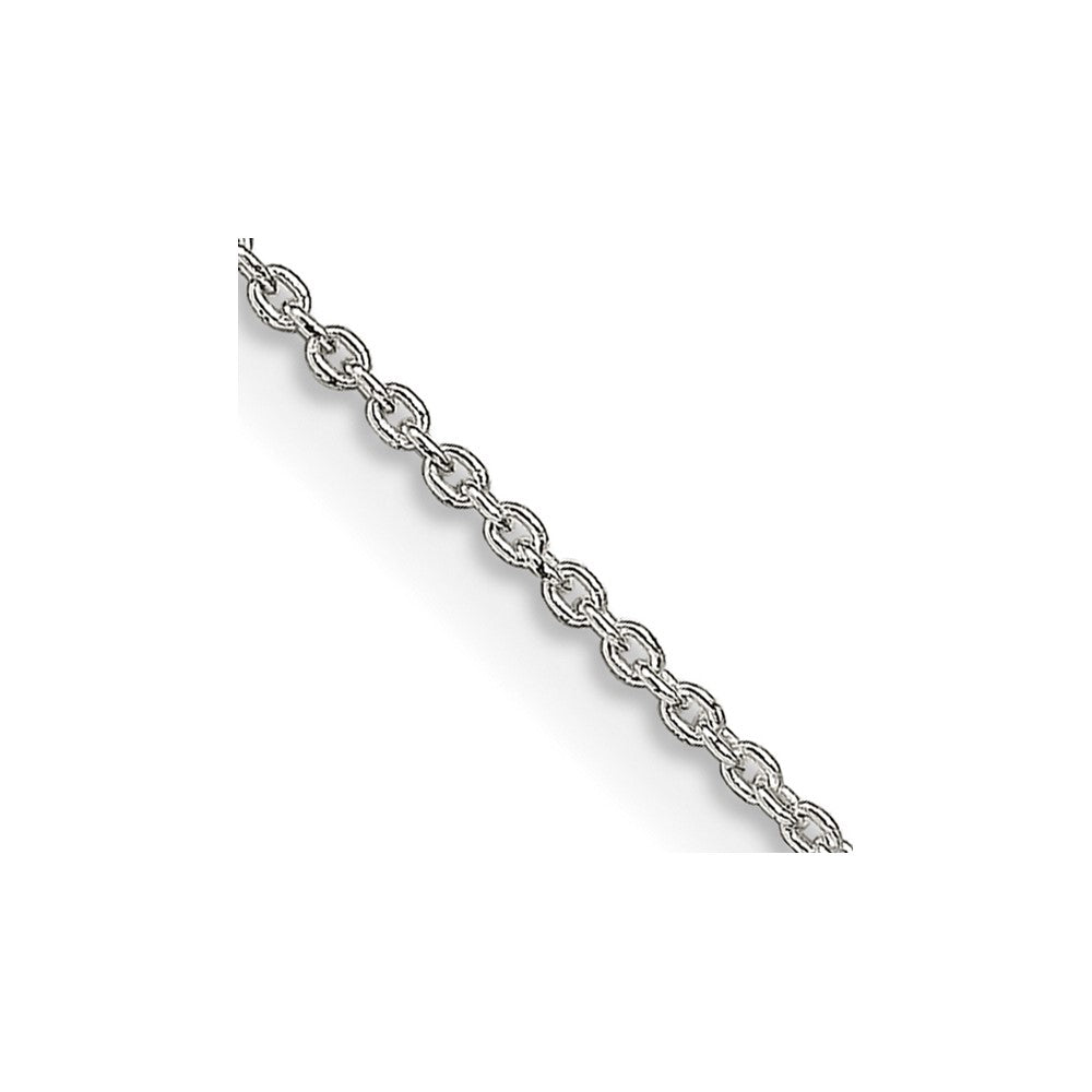Sterling Silver 1mm Cable Chain 28 Inches