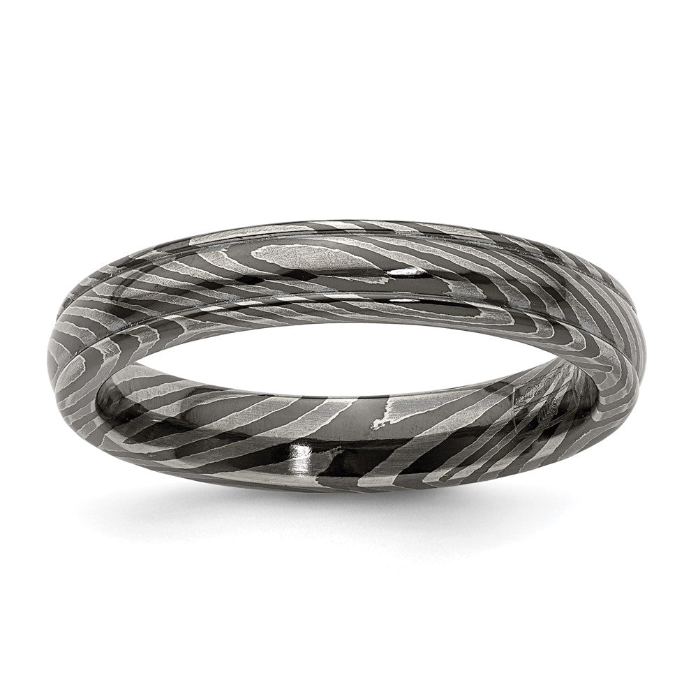 Edward Mirell Timoku 4mm Domed Ridged Edge Band