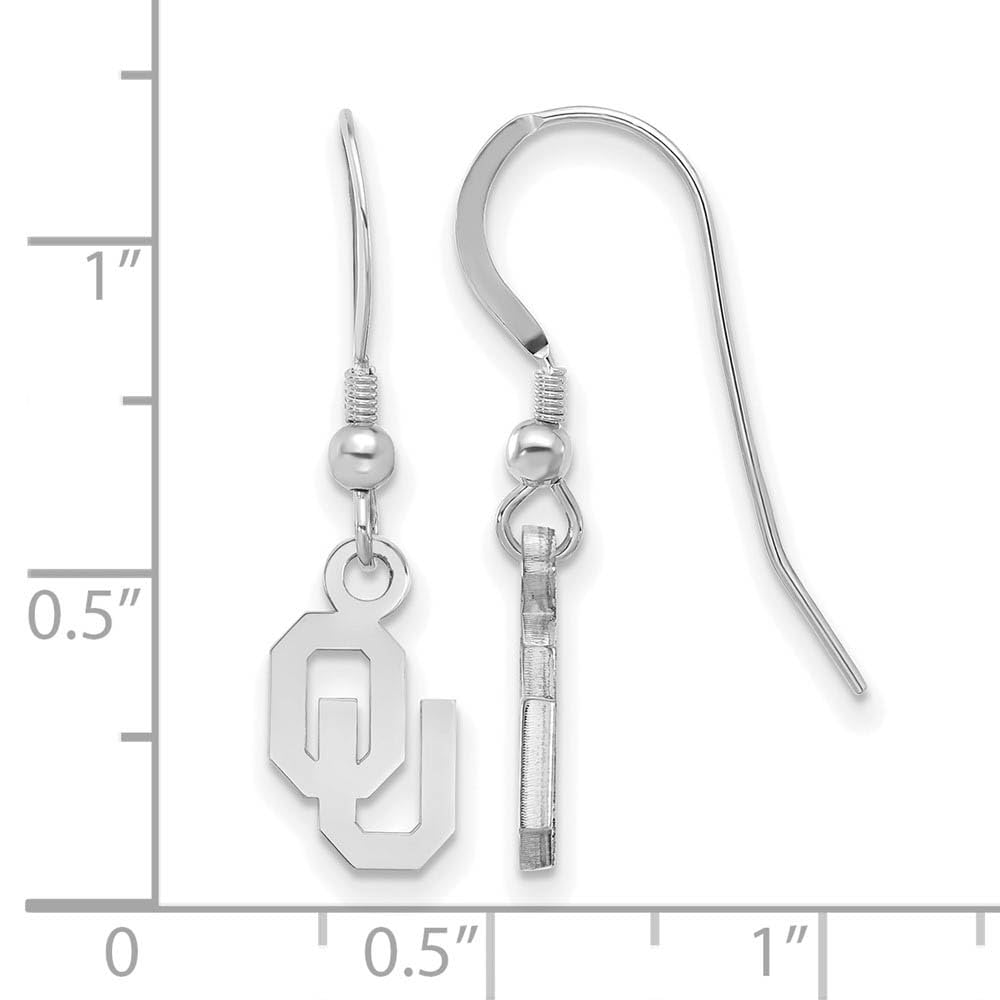 Women's Oklahoma Sooners Sterling Silver XS Dangle Earrings