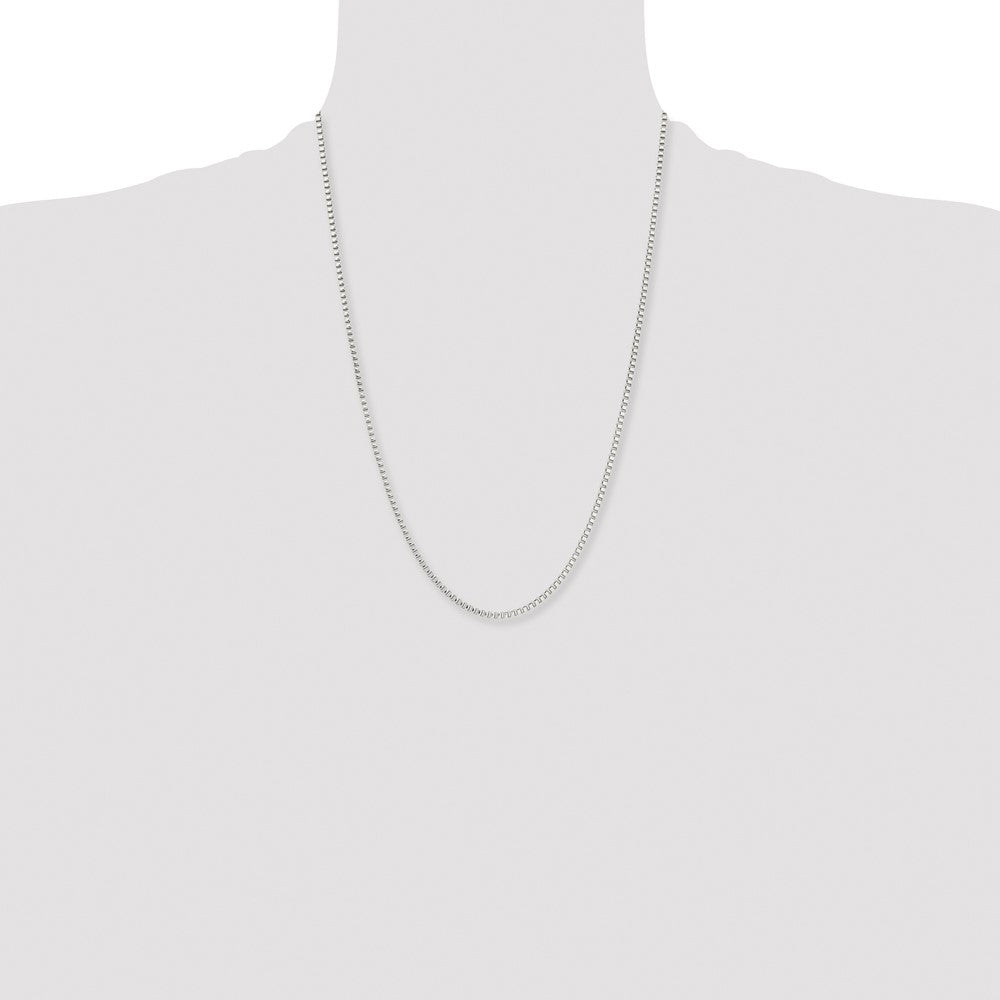 Stainless Steel Polished 2.4mm 24in Box Chain