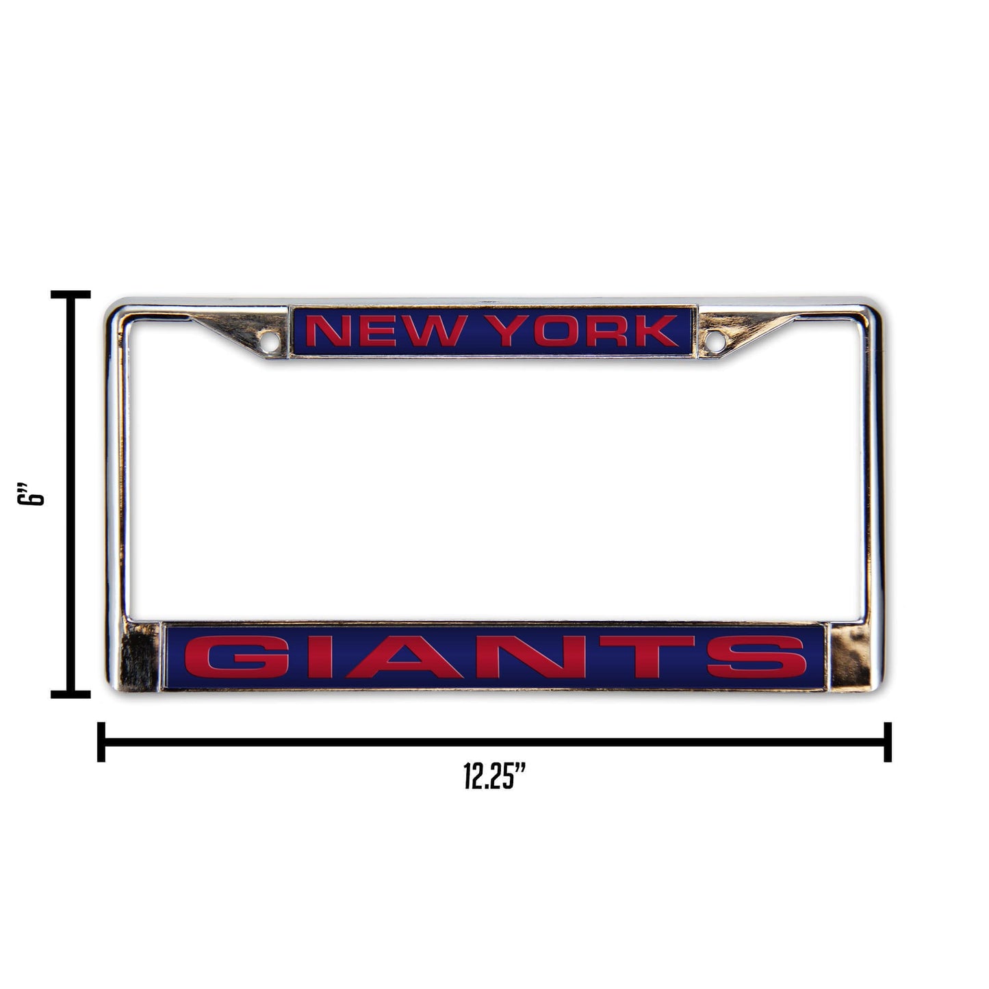 New York Giants Laser Chrome License Plate Frame