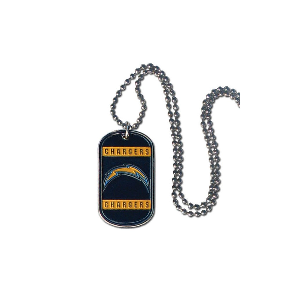 NFL Chargers 36 inch Dogtag Chain Necklace