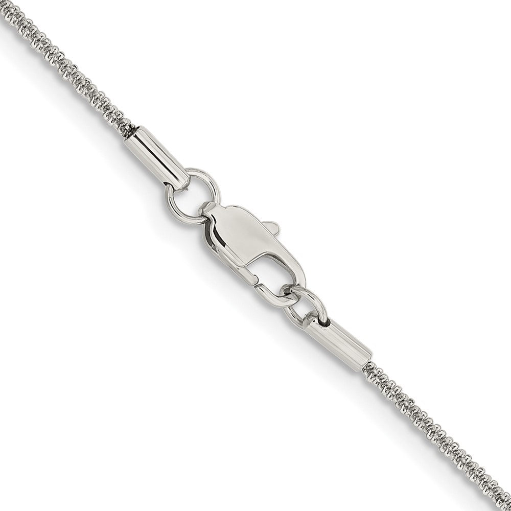Stainless Steel Polished 1.7mm Cyclone 24in Chain