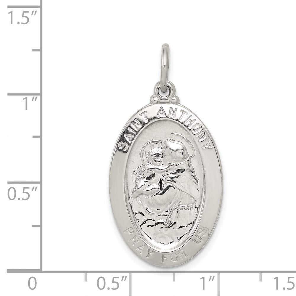 Sterling Silver Saint Anthony Medal