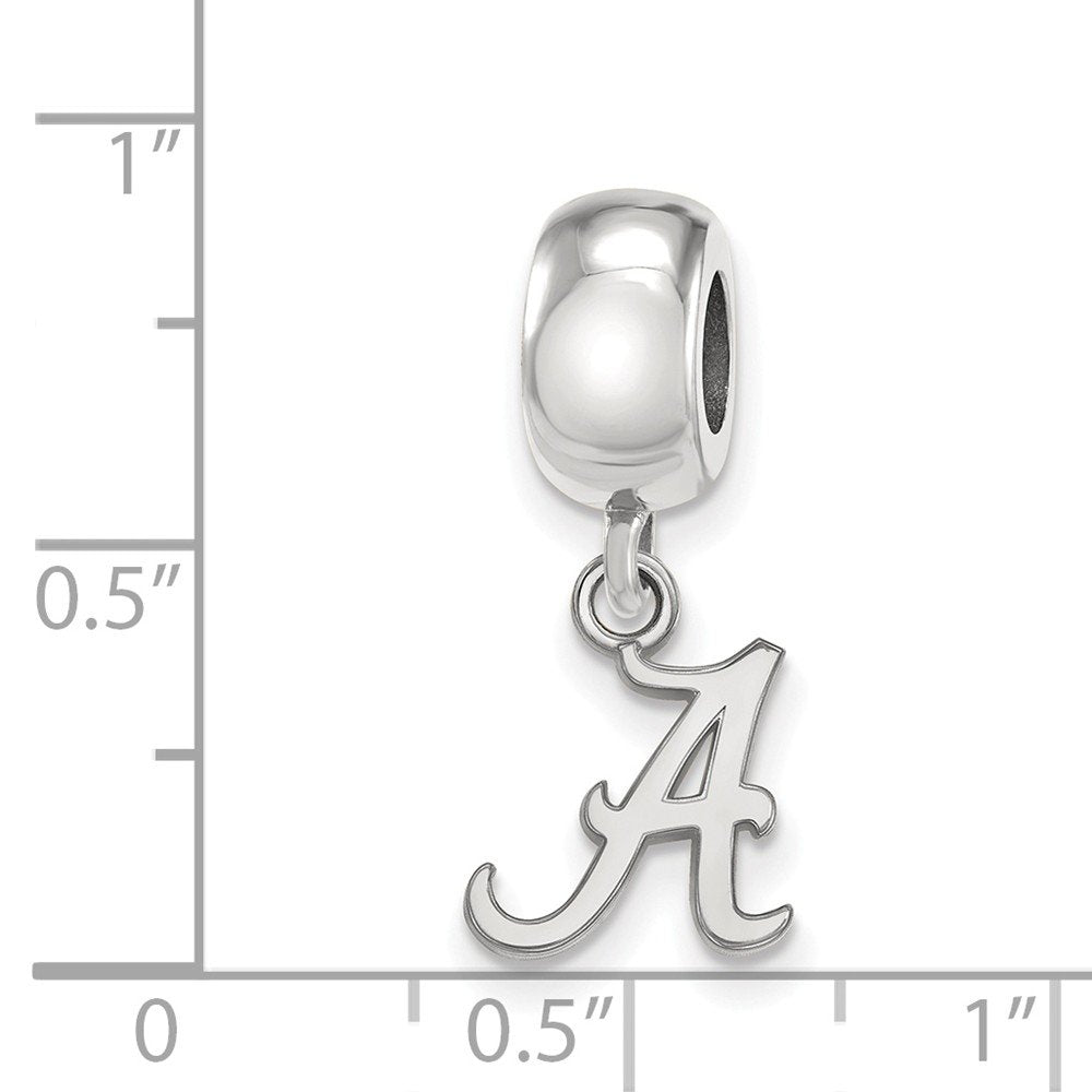 LogoArt SS035UAL Sterling Silver University of Alabama Extra Small Dangle Bead Charm