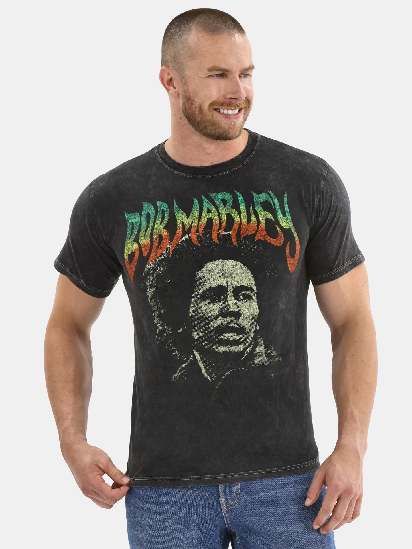 Bob Marley Men's & Big Men's Graphic Cotton T-Shirt, Sizes S-3XL