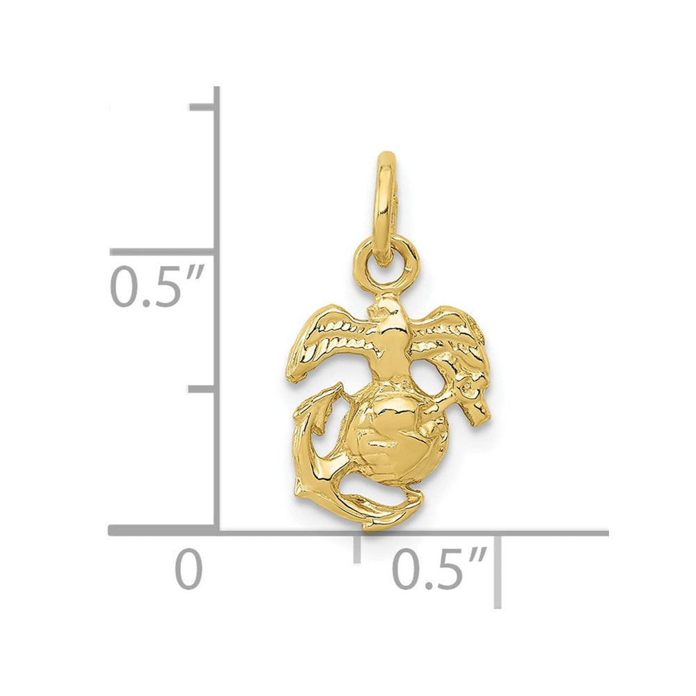 10k U. S. Marine Corps Charm