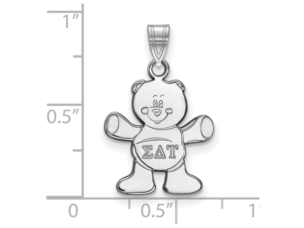Sterling Silver Official Licensed Greek Sororities Sigma Delta Tau Small Pendant