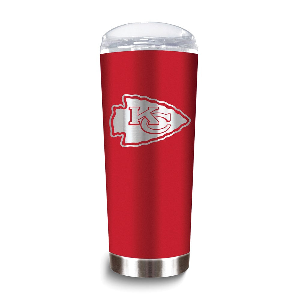 NFL Kansas City Chiefs Stainless Steel 18 oz. Roadie Tumbler with Lid