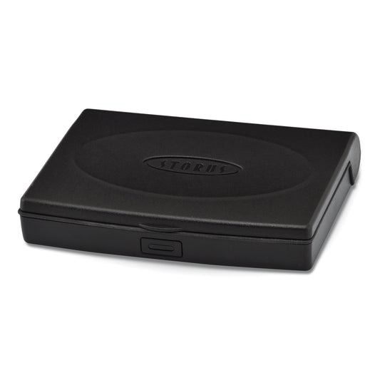Black ABS Smartr Mini Jewelry Case with Tangle-Free Soft Peg System for Necklaces GP8043