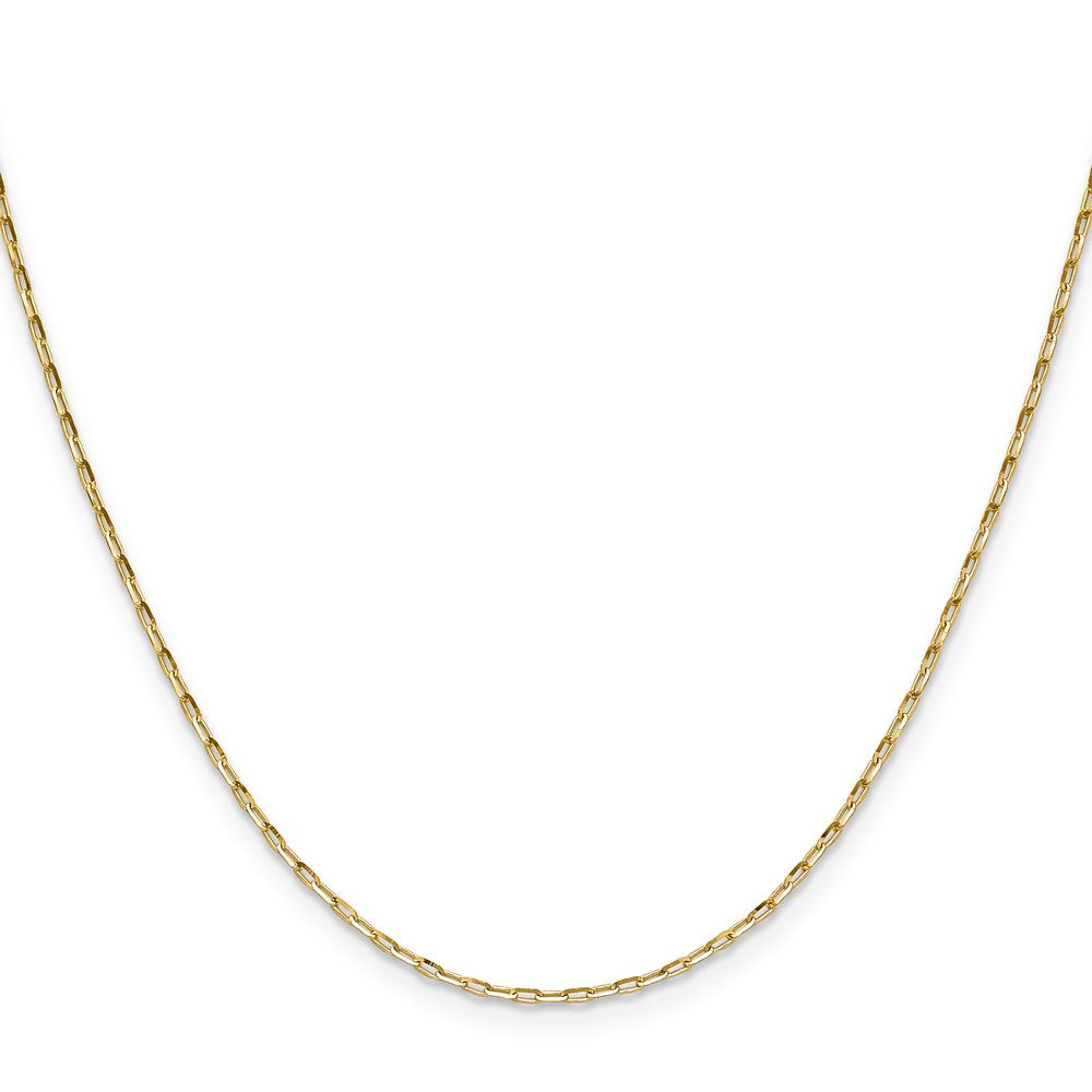 14K 1.4mm D/C Open Long Link Cable Chain
