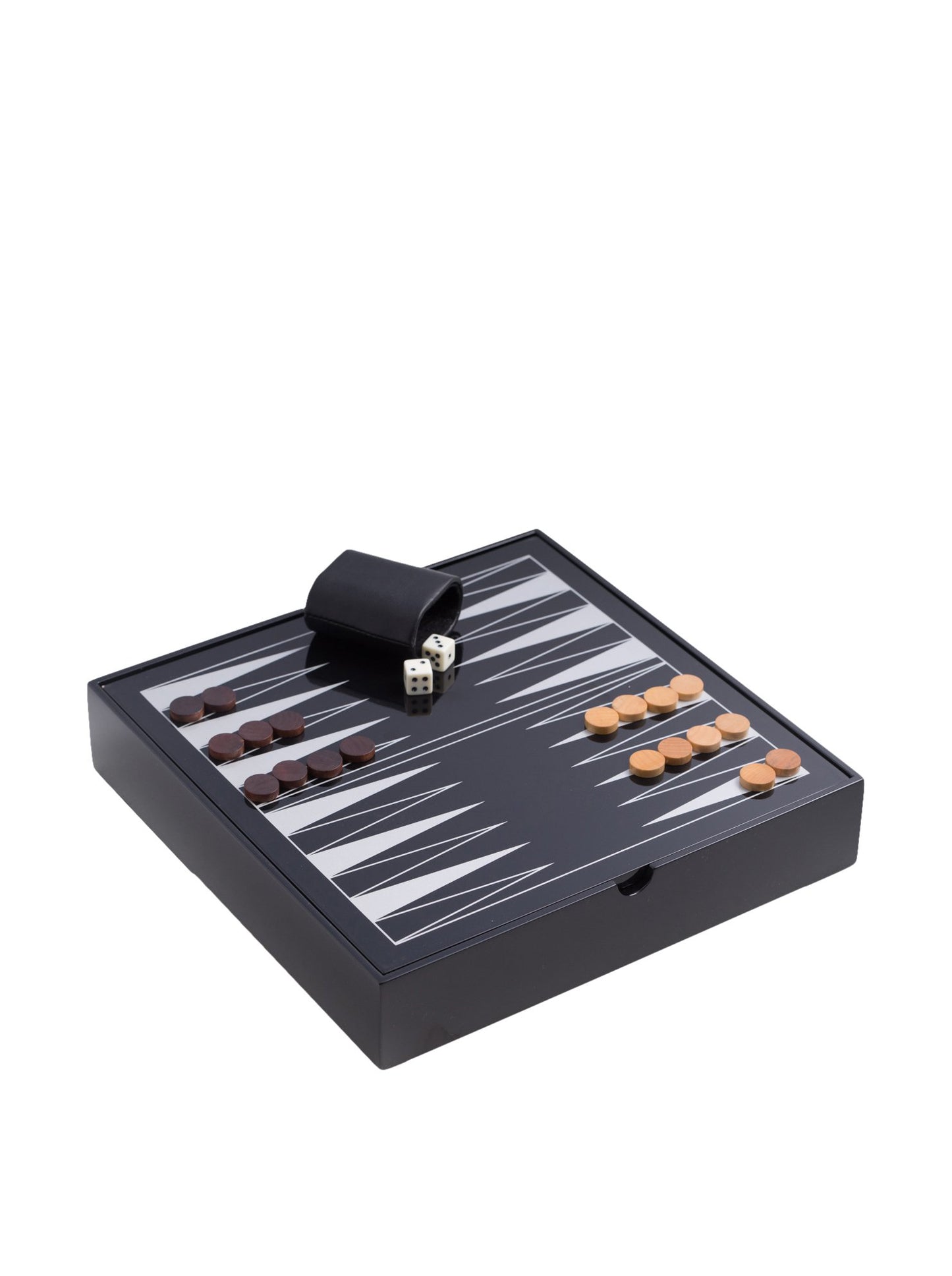 Bey-Berk International G550 Lacquered Wood Multi Game Set, Black