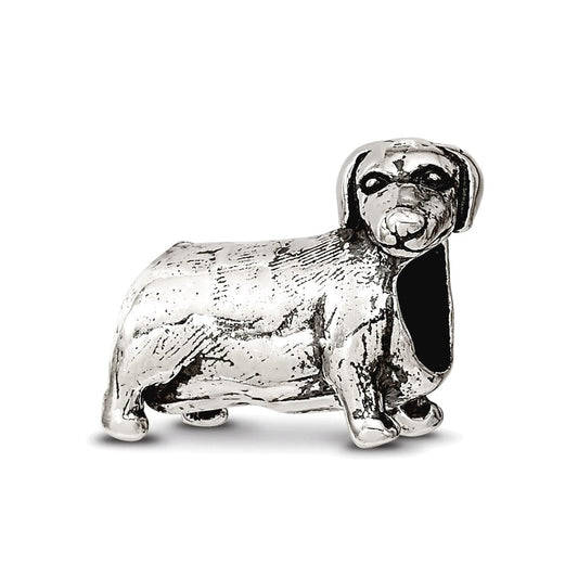 Sterling Silver Reflections Dachshound Bead