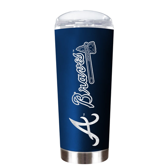 Atlanta Braves 18oz. Team Color Laser Logo Roadie