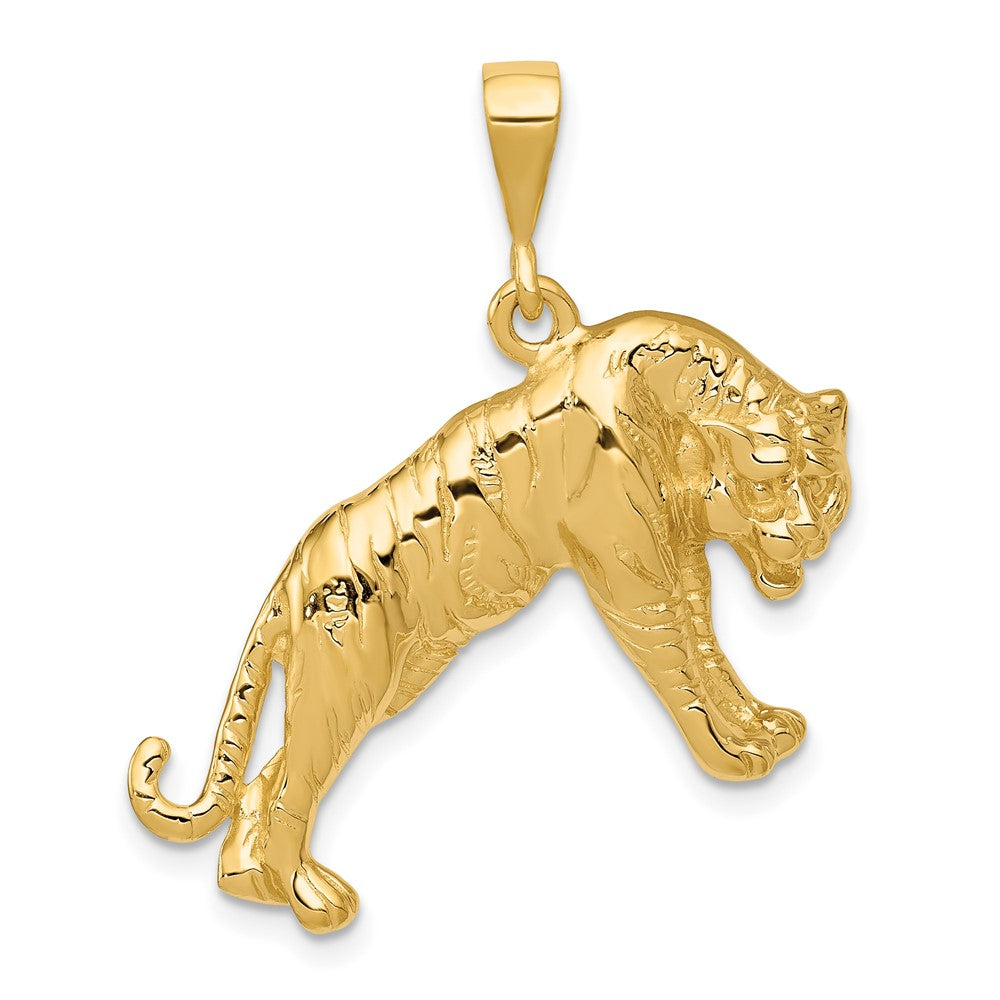 10k Tiger Charm Yellow Gold