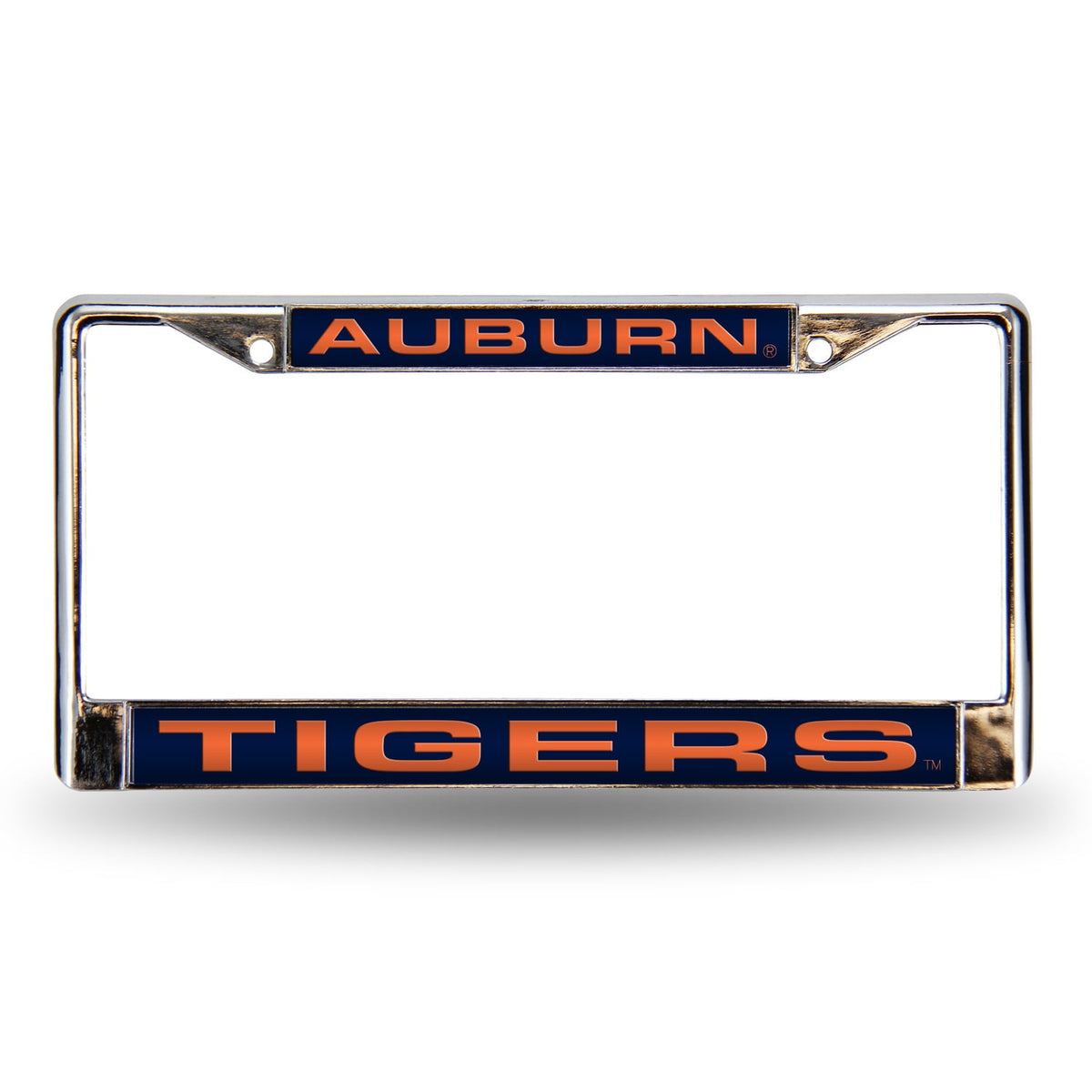 Auburn-Tiger's Chrome Metal Laser Cut License Plate Frame