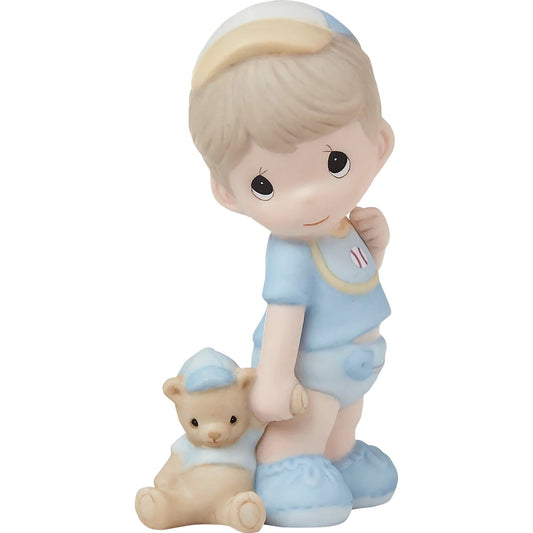 Oh Boy! with Teddy Bear Figurine