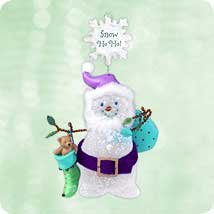 SNOWMAN'S LAND - SNOW HO HO 2003 Hallmark Ornament QP1107