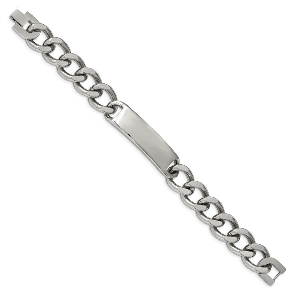 Stainless Steel Polished 8.75in ID Bracelet 9 inches