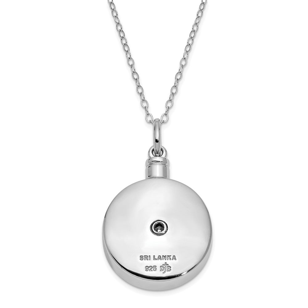 Sentimental Expressions Sterling Silver Rhodium-plated Gold-plated Your Brightest Star Ash Holder 18 Inch Necklace 18 Inches