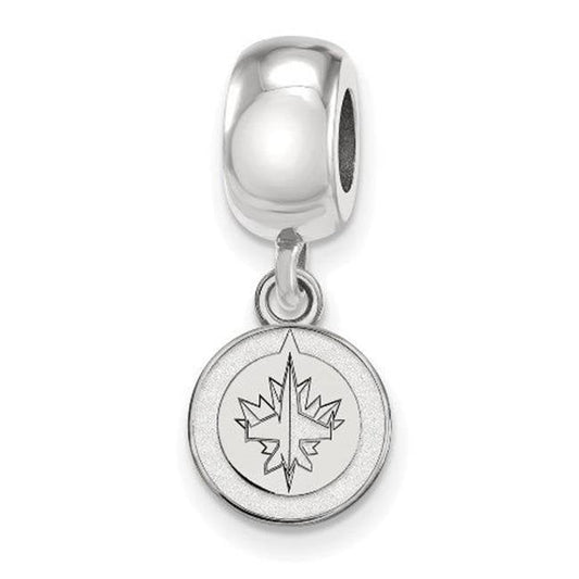 LogoArt SS018JTS Sterling Silver NHL Winnipeg Jets Extra Small Dangle Bead Charm