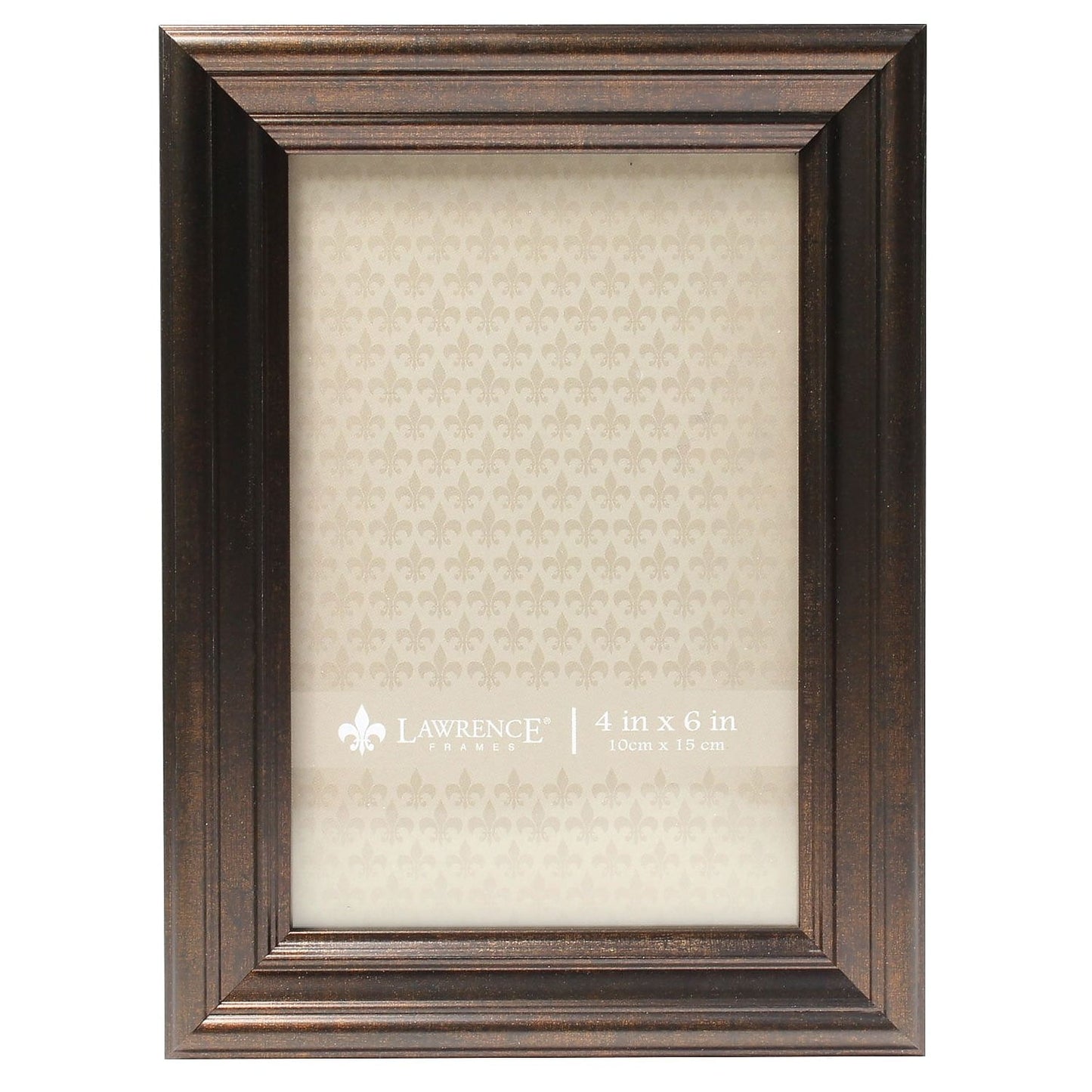 Lawrence Frames 4x6 Classic Detailed Oil Rubbed Bronze Picture Frame 535546