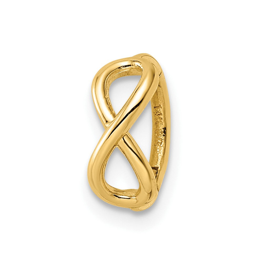 14K Gold 16 Gauge Infinity Symbol Cartilage Ring