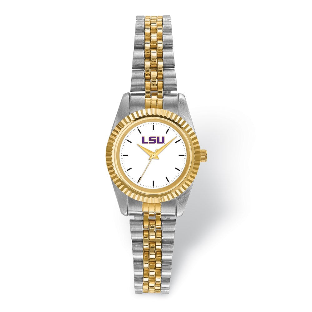 LogoArt Louisiana State University Pro Two-tone Ladies Quartz Watch QLSU167