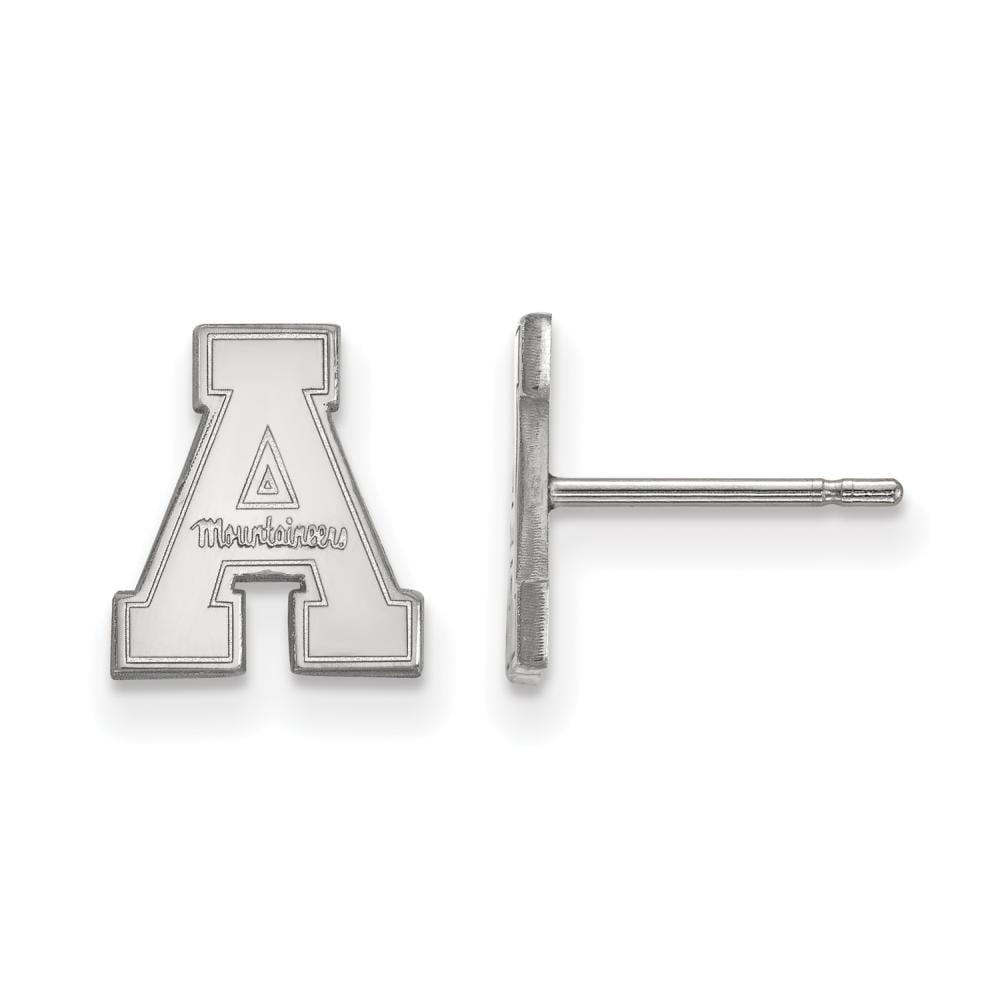 LogoArt Sterling Silver Appalachian State University Xs Post Earrings