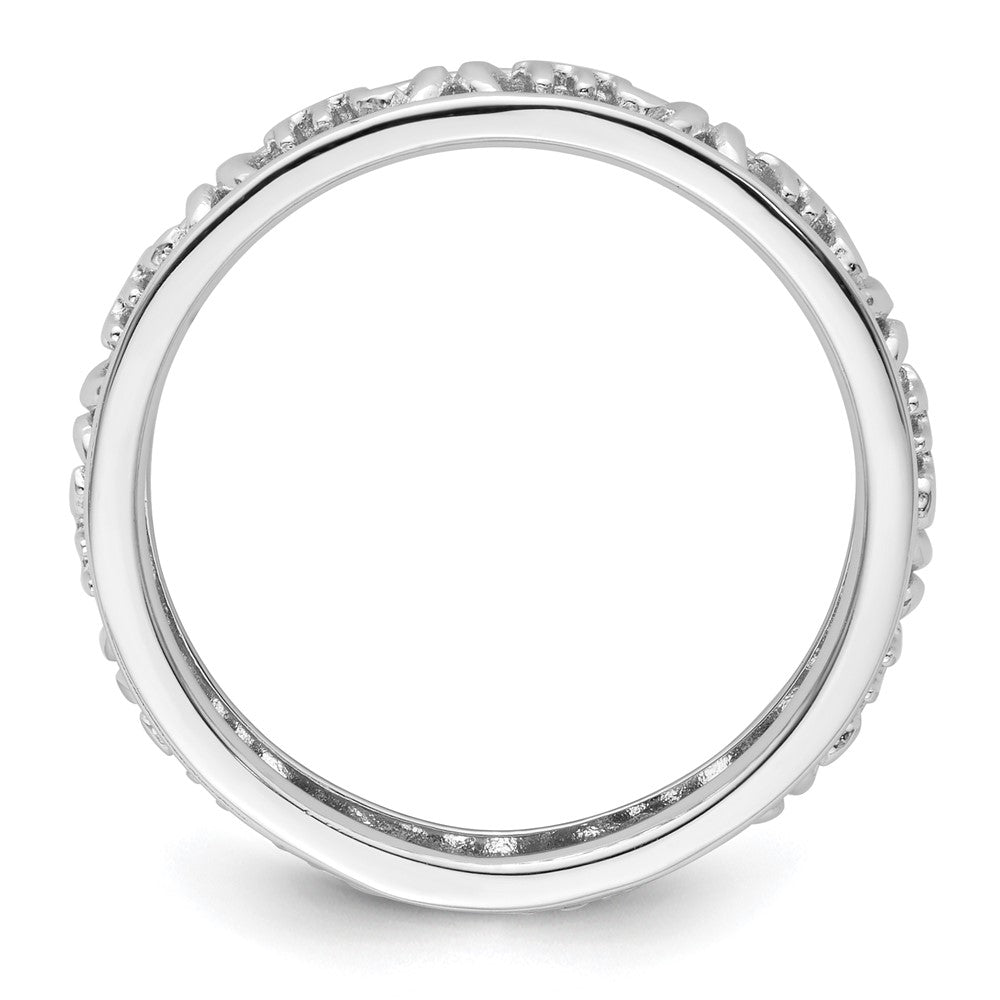 Sterling Silver Stackable Expressions Scorpio Zodiac Ring Size -8