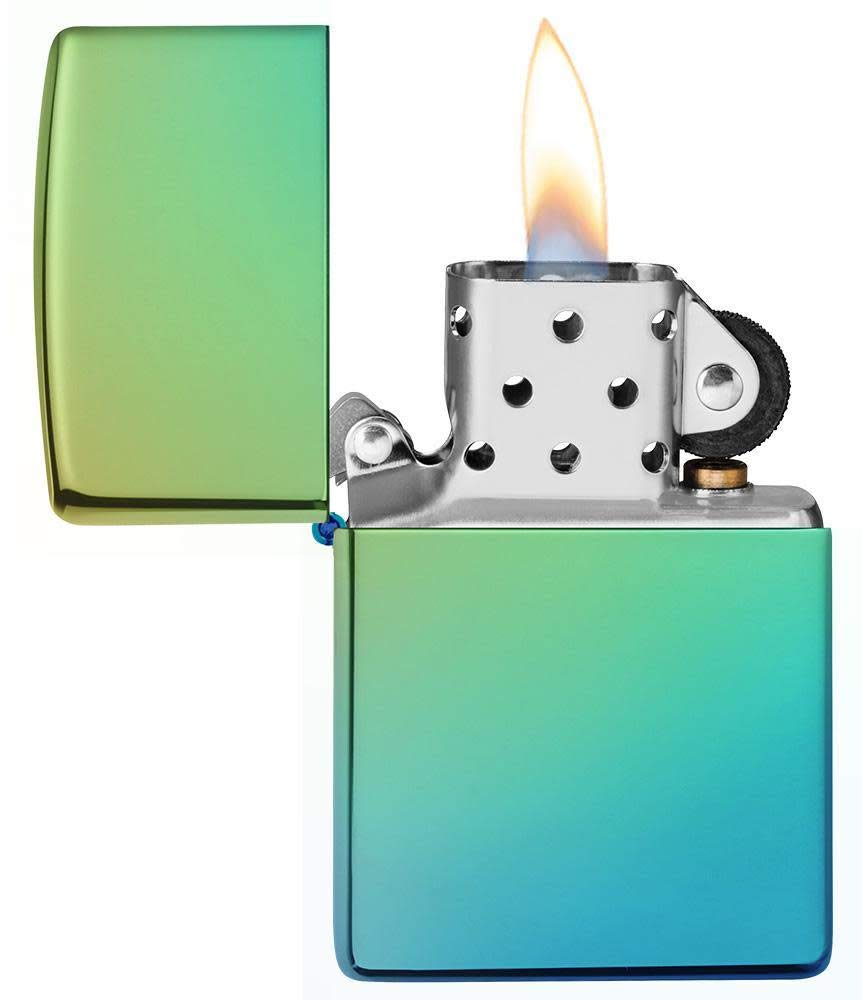Zippo High Polish Teal Pocket Lighter