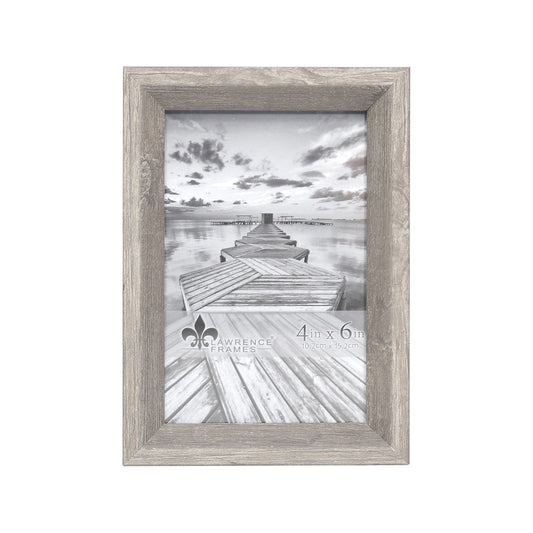 Lawrence Frames 4x6 Bradley Gray Picture Frame