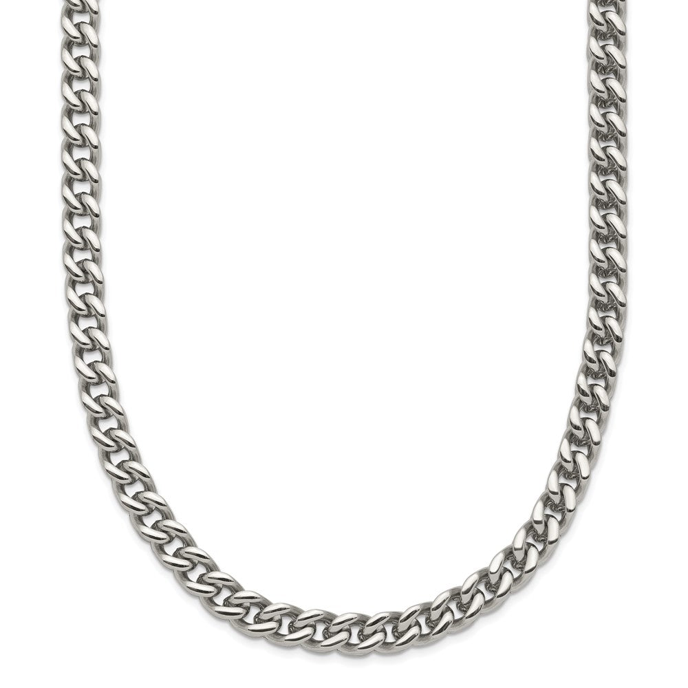Stainless Steel Polished 24in Franco Chain